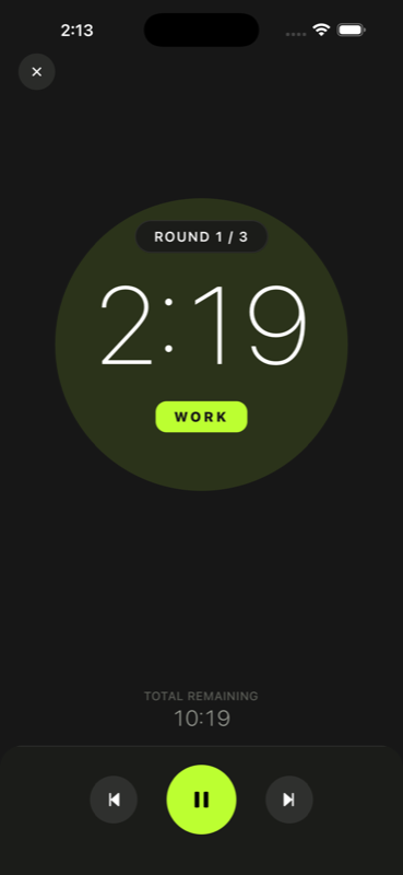 Strike Timer active round timer
